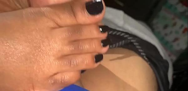  foot massage leads to foot job with gorgeous soft feet
